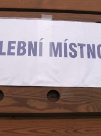 Volby 2014. Volební místnost na radnici v Mšeně