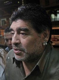 Bývalý argentinský fotbalista Diego Maradona.