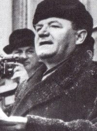 Klement Gottwald v únoru 1948