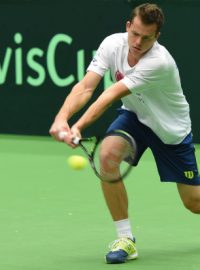 Daviscupový nováček Adama Pavlásek zřejmě do zápasu proti Austrálii nezasáhne