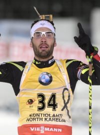 Francouzský biatlonista Martin Fourcade