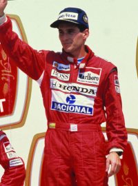 Canadian Grand Prix v roce 1988 - Ayrton Senna (uprostřed), Alain Prost (vlevo) a Thierry Boutsen