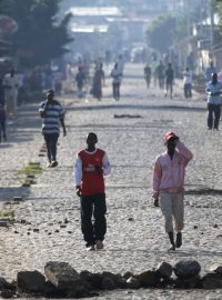 Lidé v ulicích hlavního města Burundi