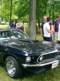 Ford Mustang přestavěný na model Mach 1. Rok výroby 1969