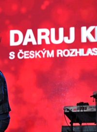 Koncert k ukončení kampaně Daruj krev na Staroměstském náměstí v Praze