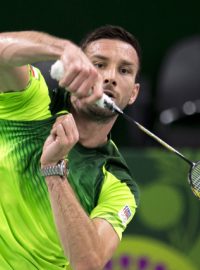 Český badmintonista Petr Koukal je na Evropských hrách v Baku v osmifinále