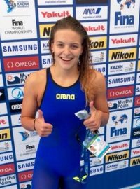 Anna Kolářová pokořila v Kazani už druhý český plavecký rekord
