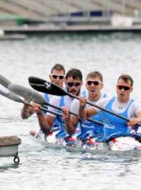 Čtyřkajak Josef Dostál, Daniel Havel, Lukáš Trefil, Jan Štěrba získal na MS bronzovou medaili