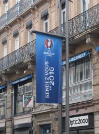 Upoutávka na fotbalové Euro 2016 ve francouzském Toulouse (snímek ze srpna 2015)