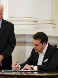 Staronový řecký premiér Alexis Tsipras složil přísahu