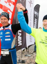 Vítěz prvního ročníku extrémního Winterman triatlonu Petr Vabroušek
