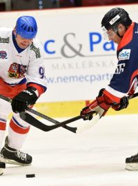České hokejové legendy si včera poradili se Slovenskem a postoupili do další fáze Světové veteránské ligy