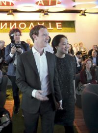 Zakladatel Facebooku Mark Zuckerberg v Berlíně
