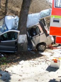 Dva lidé zemřeli při nehodě nedaleko Skřipova na Opavsku, šlo o 33letou ženu a pětiletého chlapce