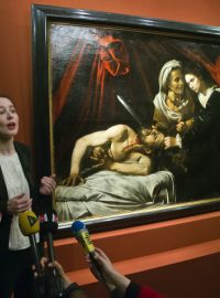 V Paříži byl představen obraz, který zřejmě nakreslil Caravaggio. Znázorňuje Juditu a Holoferna