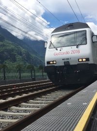 Slavnostní otevření Gotthardského úpatního tunelu