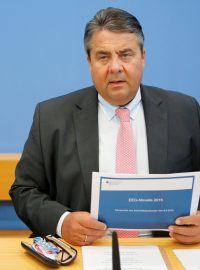 Německý ministr průmyslu a energie Sigmar Gabriel