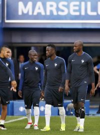 Francouzský národní tým trénoval v úterý na stadionu Velodrome v Marseille