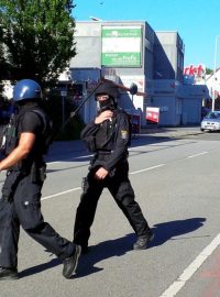 Zásah policie v německém městě Viernheim