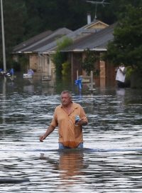 Záplavy na jihu amerického státu Louisiana.