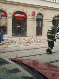 Zřícení domu v Olomouci