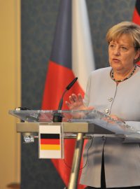 Angela Merkelová v Praze