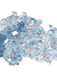 Krajské volby - mapa