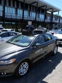 Samořídící auta společnosti Uber
