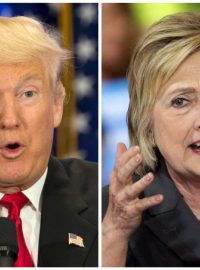 Současné průzkumy veřejného mínění dávají skoro stejné šance Donaldu Trumpovi i Hillary Clintonové