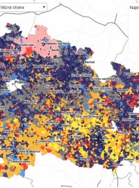 Okrsková volební mapa