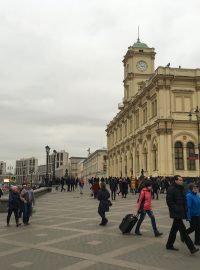 Začátek cesty Transsibiřskou magistrálou