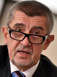 Ministr financí Andrej Babiš z ANO