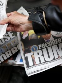 Donald Trump ovládl v USA prezidentské volby a následně i titulní stránky novin