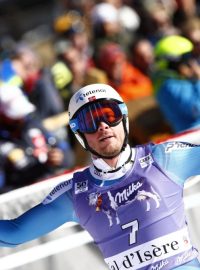 Kjetil Jansrud se raduje z vítězství ve Val d&#039;Isere