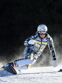Ester Ledecká je vedoucí ženou snowboardového Světového poháru v alpských disciplínách