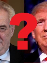 Miloš Zeman a Donald Trump