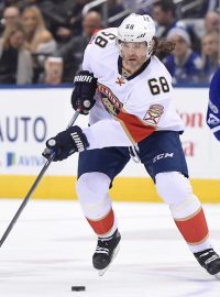 Jaromír Jágr v dresu Florida Panthers