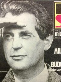 Rozhovor s Milošem Zemanem v Mladém světě v roce 1990.