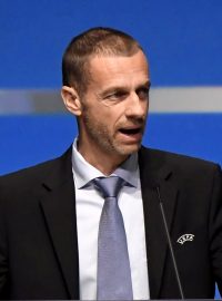 Prezident Evropské fotbalové unie UEFA Aleksander Čeferin