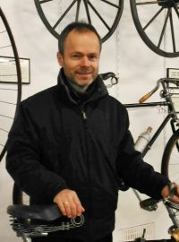 Sběratel historických bicyklů Pavel Eliáš