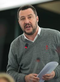 Předseda italské strany Lega Nord (Liga Severu) Matteo Salvini