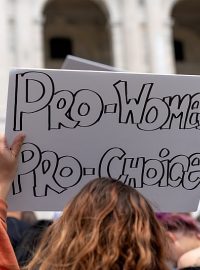 Demonstrace za právo na potrat v USA