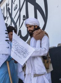 Příslušníci Tálibánu v Kábulu