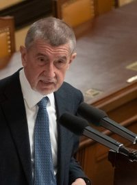 Andrej Babiš ve Sněmovně