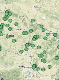 Interaktivní mapa zobrazuje, kde a za jakých okolností zahynuli lidé v souvislosti s invazí vojsk Varšavské smlouvy