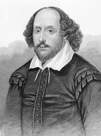 Britský spisovatel William Shakespeare