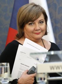 Ministryně financí Alena Schillerová (ANO)