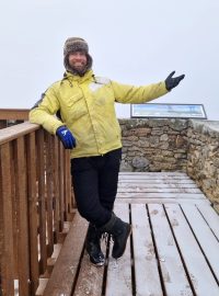 Kastelán a provozovatel zříceniny Vítkův Hrádek Jakub Suchánek