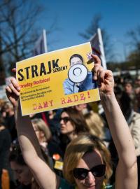 Stávka učitelů v Polsku