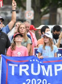 Podpora pro Donalda Trumpa v americkém státě Wisconsin